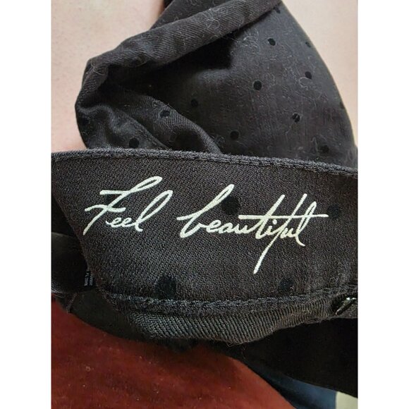 White House Black Market Polka Dot Noir Pants XS Short - Picture 5 of 5